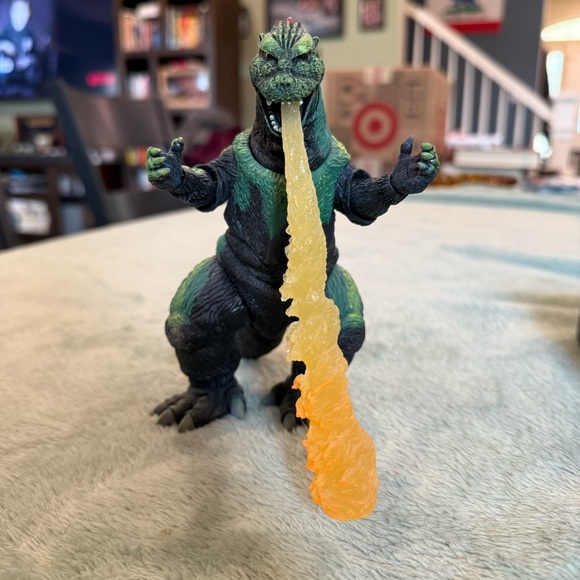 Here Godzilla Figure 6.5” Green w/ Atomic Breath Effect No Box